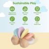 image:imagePlanToys Wooden Baby Push Toy Car  Colorful Montessori Toy for Infants  Wooden Baby Toy with Flexible Body  Sensory amp Motor Skill Development Toy for 6 MonthsBaby Car  Pastel Series