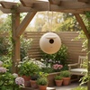 image:imagePlanToys Wooden Bird House Decorative Garden Accent in Orchard Shade  Cozy Minimalist Outdoor Home Decor  Eco Friendly PlanWood Design for Nature Inspired SpacesBird House I