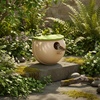 image:imagePlanToys Wooden Bird House Decorative Garden Accent in Orchard Shade  Cozy Minimalist Outdoor Home Decor  Eco Friendly PlanWood Design for Nature Inspired SpacesBird House II