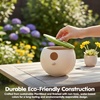 image:imagePlanToys Wooden Bird House Decorative Garden Accent in Orchard Shade  Cozy Minimalist Outdoor Home Decor  Eco Friendly PlanWood Design for Nature Inspired SpacesBird House II