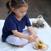 image:imagePlanToys Wooden Breakfast Pretend Play Kitchen Food Playset 3611  Sustainably Made from Rubberwood and NonToxic Paints and Dyes  EcoFriendly PlanWood