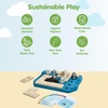 image:imagePlanToys Wooden Finding Penguin Game for Montessori Inspired Memory and Logic Play  Hide and Seek Penguin Matching Activity  Eco Friendly Wooden Penguin Game for Shared Discovery