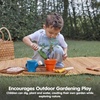 image:imagePlanToys Wooden Gardening Set  Montessori Pretend Play Tools for Outdoor Exploration and Practical Life Skills  Eco Friendly Garden Play Kit for Creative Nature Inspired Play