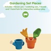 image:imagePlanToys Wooden Gardening Set  Montessori Pretend Play Tools for Outdoor Exploration and Practical Life Skills  Eco Friendly Garden Play Kit for Creative Nature Inspired Play