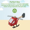 image:imagePlanToys Wooden Helicopter Toy  Montessori Imaginative Play Cause and Effect and Fine Motor Skill Development Activity  Eco Friendly Toy for Indoor and Outdoor Play