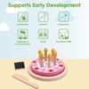image:imagePlanToys Wooden Ice Cream Playset for Kids  Includes Stand Scoops amp Cones  Pretend Dessert Play Food for Toddlers  EcoFriendly Role Play Set for Imaginative amp Fine Motor Skills DevelopmentBirthday Cake Set