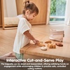 image:imagePlanToys Wooden Ice Cream Playset for Kids  Includes Stand Scoops amp Cones  Pretend Dessert Play Food for Toddlers  EcoFriendly Role Play Set for Imaginative amp Fine Motor Skills DevelopmentBread Set