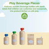 image:imagePlanToys Wooden Ice Cream Playset for Kids  Includes Stand Scoops amp Cones  Pretend Dessert Play Food for Toddlers  EcoFriendly Role Play Set for Imaginative amp Fine Motor Skills DevelopmentBeverage Set
