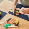 image:imagePlanToys Wooden Ice Cream Playset for Kids  Includes Stand Scoops amp Cones  Pretend Dessert Play Food for Toddlers  EcoFriendly Role Play Set for Imaginative amp Fine Motor Skills DevelopmentSteak Set