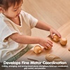image:imagePlanToys Wooden Ice Cream Playset for Kids  Includes Stand Scoops amp Cones  Pretend Dessert Play Food for Toddlers  EcoFriendly Role Play Set for Imaginative amp Fine Motor Skills DevelopmentBread Set