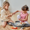 image:imagePlanToys Wooden Ice Cream Playset for Kids  Includes Stand Scoops amp Cones  Pretend Dessert Play Food for Toddlers  EcoFriendly Role Play Set for Imaginative amp Fine Motor Skills DevelopmentSeafood Platter