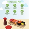 image:imagePlanToys Wooden Ice Cream Playset for Kids  Includes Stand Scoops amp Cones  Pretend Dessert Play Food for Toddlers  EcoFriendly Role Play Set for Imaginative amp Fine Motor Skills DevelopmentSushi Set