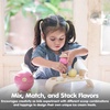 image:imagePlanToys Wooden Ice Cream Playset for Kids  Includes Stand Scoops amp Cones  Pretend Dessert Play Food for Toddlers  EcoFriendly Role Play Set for Imaginative amp Fine Motor Skills DevelopmentAssorted