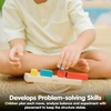 image:imagePlanToys Wooden Log Puzzle for Kids  Montessori Brain Teaser Toy with 6 Interlocking Pieces  STEM Puzzle Game for Toddlers  Travel Game for Fine Motor Skills Focus amp Logical ThinkingMulticolor