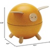 image:imagePlanToys Wooden Piggy Bank in Yellow  Montessori Inspired Coin Bank for Early Saving and Practical Life Learning  Eco Friendly Wooden Money Bank for Home and Playroom DcorPiggy Bank Yelloworchard