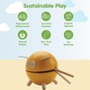 image:imagePlanToys Wooden Piggy Bank in Yellow  Montessori Inspired Coin Bank for Early Saving and Practical Life Learning  Eco Friendly Wooden Money Bank for Home and Playroom DcorPiggy Bank Yelloworchard
