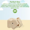 image:imagePlanToys Wooden Piggy Bank in Yellow  Montessori Inspired Coin Bank for Early Saving and Practical Life Learning  Eco Friendly Wooden Money Bank for Home and Playroom DcorElephant Bank