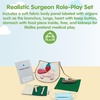image:imagePlanToys Wooden Pretend Play Surgeon Set 3703  Sustainably Made from Rubberwood and NonToxic Paints and Dyes