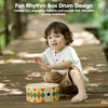 image:imagePlanToys Wooden Rhythm Box Drum Musical Toy for Kids  Montessori Musical Instrument for Toddlers amp Children  EcoFriendly Wooden Percussion Toy