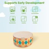 image:imagePlanToys Wooden Rhythm Box Drum Musical Toy for Kids  Montessori Musical Instrument for Toddlers amp Children  EcoFriendly Wooden Percussion Toy