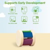 image:imagePlanToys Wooden Roller Rattle Toy for Babies  Montessori Baby Sensory Toy with Gentle Sound  EcoFriendly Crawling amp Motor Skill Toys for InfantsBright Color Series