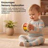 image:imagePlanToys Wooden Roller Rattle Toy for Babies  Montessori Baby Sensory Toy with Gentle Sound  EcoFriendly Crawling amp Motor Skill Toys for InfantsBright Color Series