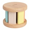 image:imagePlanToys Wooden Roller Rattle Toy for Babies  Montessori Baby Sensory Toy with Gentle Sound  EcoFriendly Crawling amp Motor Skill Toys for InfantsPastel Color Series