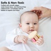 image:imagePlanToys Wooden Roller Rattle Toy for Babies  Montessori Baby Sensory Toy with Gentle Sound  EcoFriendly Crawling amp Motor Skill Toys for InfantsPastel Color Series