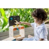 image:imagePlanToys Wooden Tool Bench for Kids  Pretend Play Construction Toy with Tools amp Accessories  Educational STEM Toy for Toddlers  Montessori Fine Motor Skills Workbench Playset