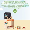 image:imagePlanToys Wooden Tool Bench for Kids  Pretend Play Construction Toy with Tools amp Accessories  Educational STEM Toy for Toddlers  Montessori Fine Motor Skills Workbench Playset