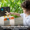 image:imagePlanToys Wooden Tool Bench for Kids  Pretend Play Construction Toy with Tools amp Accessories  Educational STEM Toy for Toddlers  Montessori Fine Motor Skills Workbench Playset