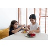 image:imagePlanToys Wooden TwoTier Bakery Stand Set with Baked Food Items 3489  Sustainably Made from Rubberwood and NonToxic Paints and Dyes