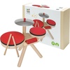 image:imagePlanToys Musical Band Wooden Montessori Drum Cymbal and Guiro Set  Early Sensory Exploration Coordination and Creative Expression  Eco Friendly Music Toy for Meaningful PlayMusical Band Toddler Drum Set