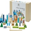 image:imagePlanToys Urban City Blocks Wooden Montessori Construction Set  Imagination Creative Play and Early Language Exploration  Eco Friendly Building Block Set with 45 Pieces