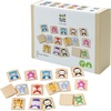image:imagePlanToys Wooden Animals Memo Game  Montessori Memory Matching Game for Animal Recognition Strategy and Logical Thinking  Eco Friendly Educational Toy for Visual and Cognitive DevelopmentAnimals Memo