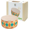 image:imagePlanToys Wooden Rhythm Box Drum Musical Toy for Kids  Montessori Musical Instrument for Toddlers amp Children  EcoFriendly Wooden Percussion Toy