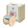 image:imagePlanToys Wooden Roller Rattle Toy for Babies  Montessori Baby Sensory Toy with Gentle Sound  EcoFriendly Crawling amp Motor Skill Toys for InfantsPastel Color Series