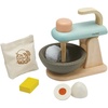 image:imagePlanToys Wooden Stand Mixer Toy for Kids  Montessori Pretend Play Kitchen Appliance with Mixing Bowl Egg Butter amp Flour  Toddler Baking Set amp Cooking Toy for Ages 2