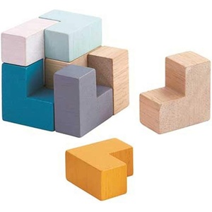 image:imagePlanToys 4134 Puzzle Cube 3D Assorted