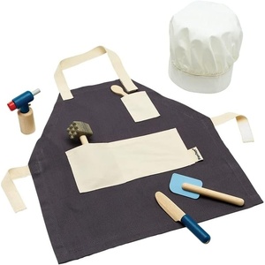 image:imagePlanToys Cleaning Set  Montessori Wooden Housekeeping Play Set for Kids  Includes Broom Mop Dustpan Bucket amp Duster  EcoFriendly Pretend Play Toy for Practical Life Skills amp ResponsibilityChef