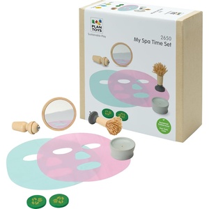 image:imagePlanToys Cleaning Set  Montessori Wooden Housekeeping Play Set for Kids  Includes Broom Mop Dustpan Bucket amp Duster  EcoFriendly Pretend Play Toy for Practical Life Skills amp ResponsibilityMy Spa Time Set