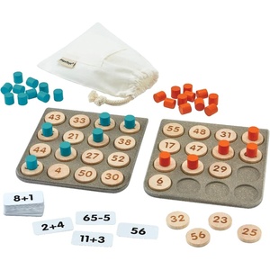 image:imagePlanToys Hand Sign Numbers 110 Wooden Montessori Counting Toy  Early Math Sensory Learning and Tactile Number Recognition Activity  Eco Friendly Sign Language Tiles for Meaningful PlayMath Bingo