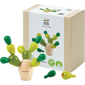 image:imagePlanToys Mini Balancing Cactus  Montessori Wooden Toy for Toddlers  STEM Game for Fine Motor Skills Logic amp Coordination  EcoFriendly Educational Toy for Kids Ages 3