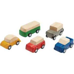 image:imagePlanToys Vehicle Set Wooden Montessori Play Set  Early Movement Imagination and Practical Life Exploration  Eco Friendly Car Set for Indoor and Outdoor PlayNew Planworld Car Set