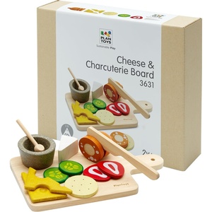 image:imagePlanToys Wooden Ice Cream Playset for Kids  Includes Stand Scoops amp Cones  Pretend Dessert Play Food for Toddlers  EcoFriendly Role Play Set for Imaginative amp Fine Motor Skills DevelopmentCharcuterie Board 3631
