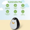 image:imagePLAN TOYS 5200 Penguin White Black  weighted base tumbles rocks tummy time toys infant toys girls boys visual cause and effect fine motor gift newborn