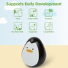 image:imagePLAN TOYS 5200 Penguin White Black  weighted base tumbles rocks tummy time toys infant toys girls boys visual cause and effect fine motor gift newborn