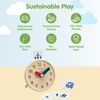 image:imagePlanToys Activity Clock Wooden Learning Toy for Kids Ages 3 Montessori  activity clock montessori time recognition learning sequencing daily routine skill ages 3 cognitive development kids toy
