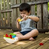 image:imagePlanToys Balancing Boat Wooden Game for Kids Ages 3  Montessori Fine Motor amp Coordination Challenge with Dice Animals amp Boat  EcoFriendly Educational ToyBalancing Boat