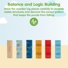 image:imagePlanToys Balancing Boat Wooden Game for Kids Ages 3  Montessori Fine Motor amp Coordination Challenge with Dice Animals amp Boat  EcoFriendly Educational ToyLog Puzzle